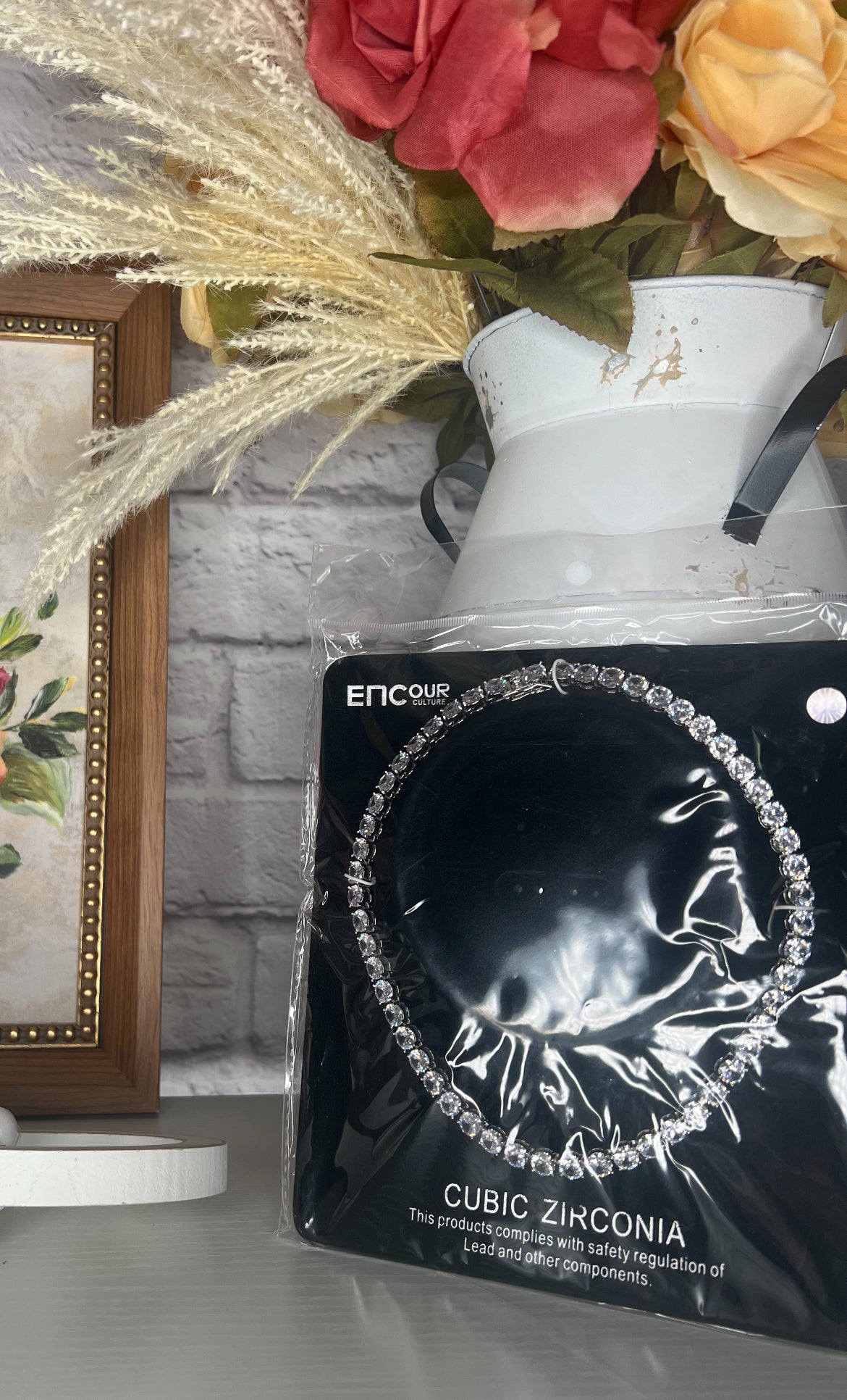 Timeless Ice Necklace CZ Crystals