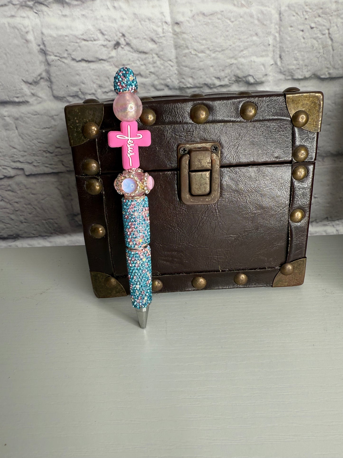 AB PINK & BLUE JESUS GLAM PEN