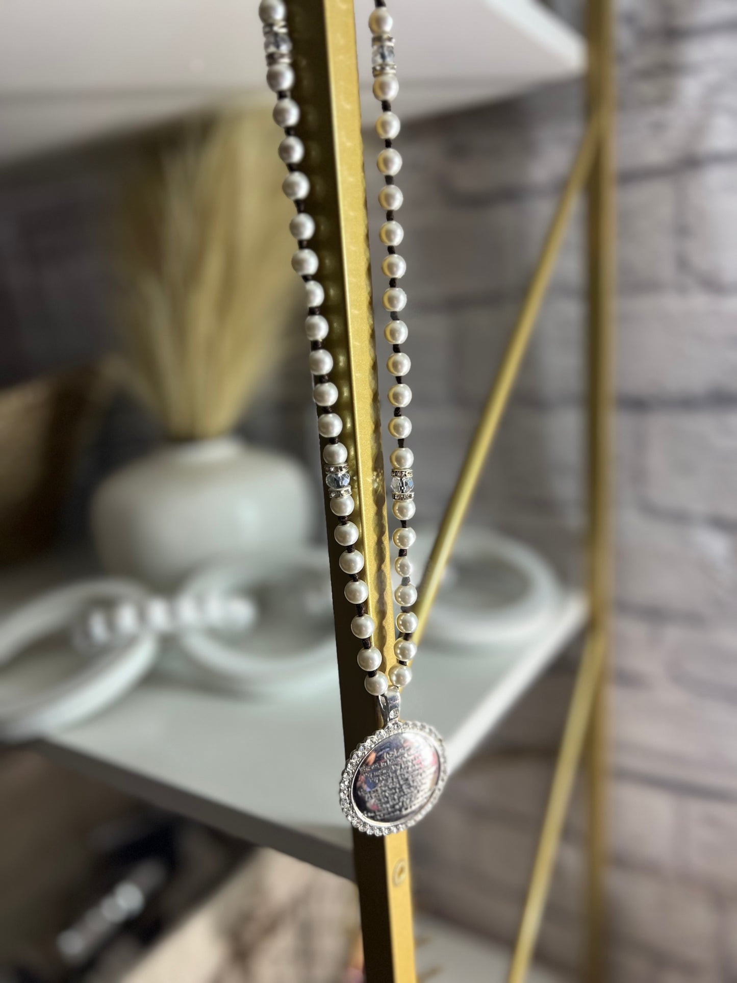 Lord’s Prayer Pearl Necklace