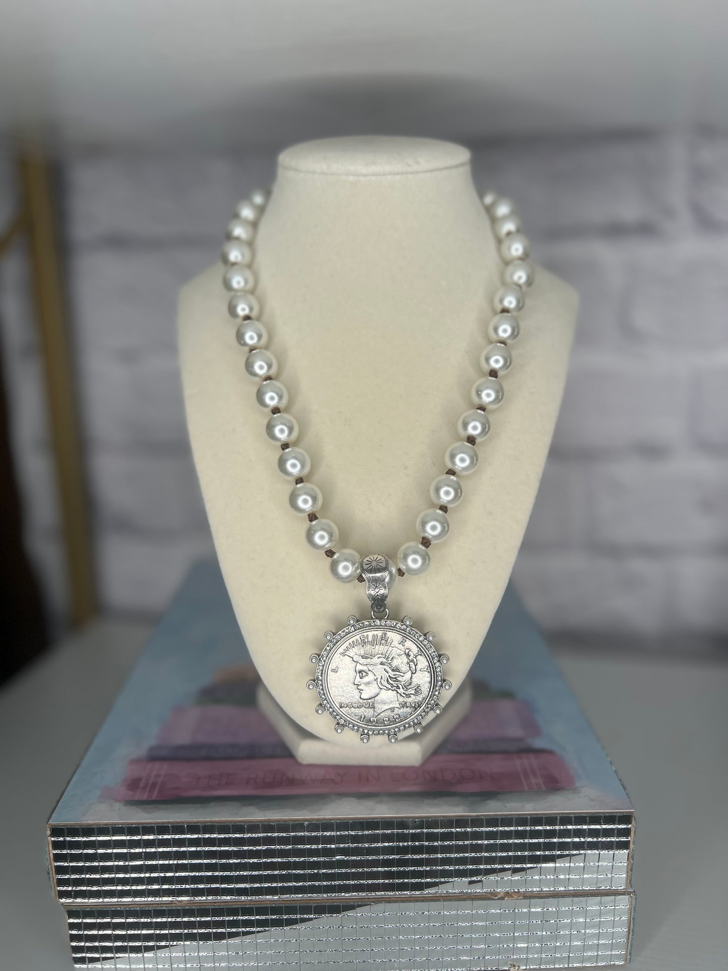 Lady Liberty Pearl Necklace