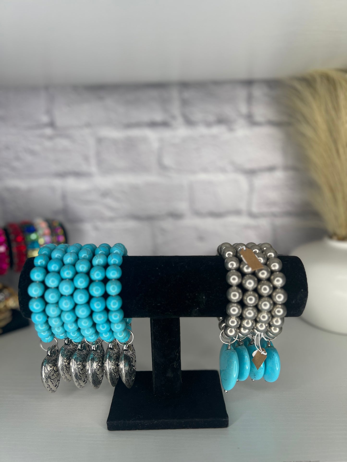 Turquoise Heart on NP Beads
