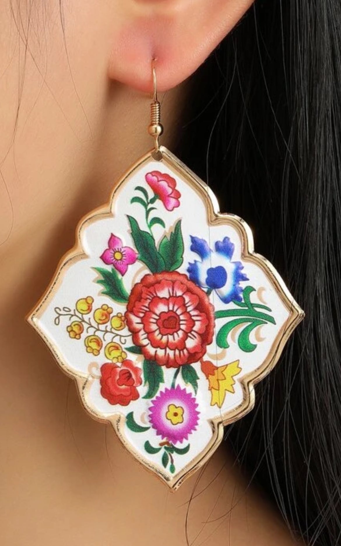 Vintage Flower Earrings