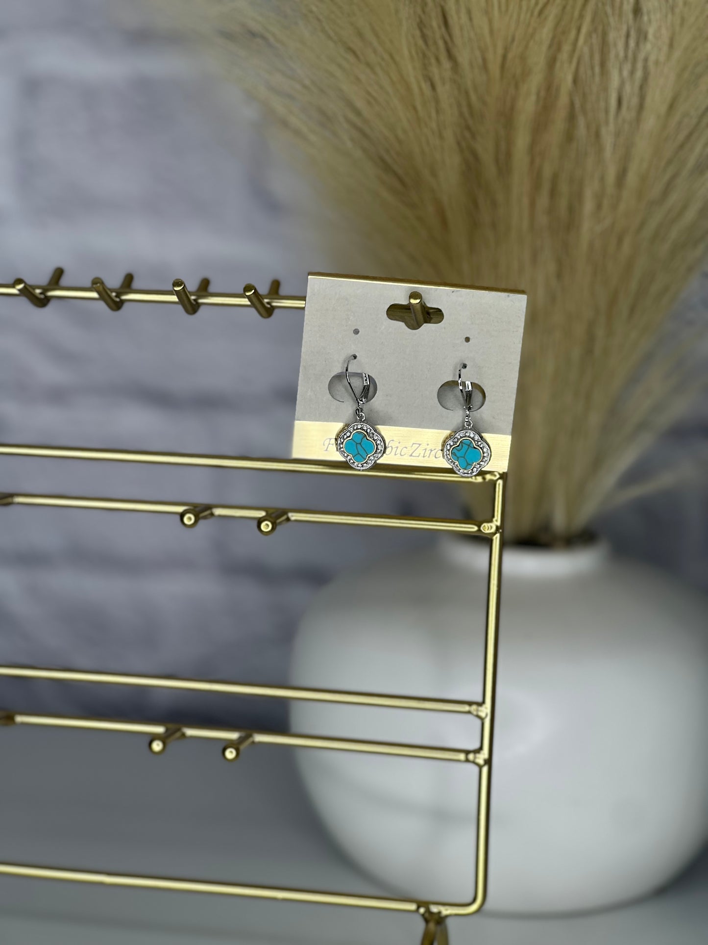 Turquoise Western Earrings