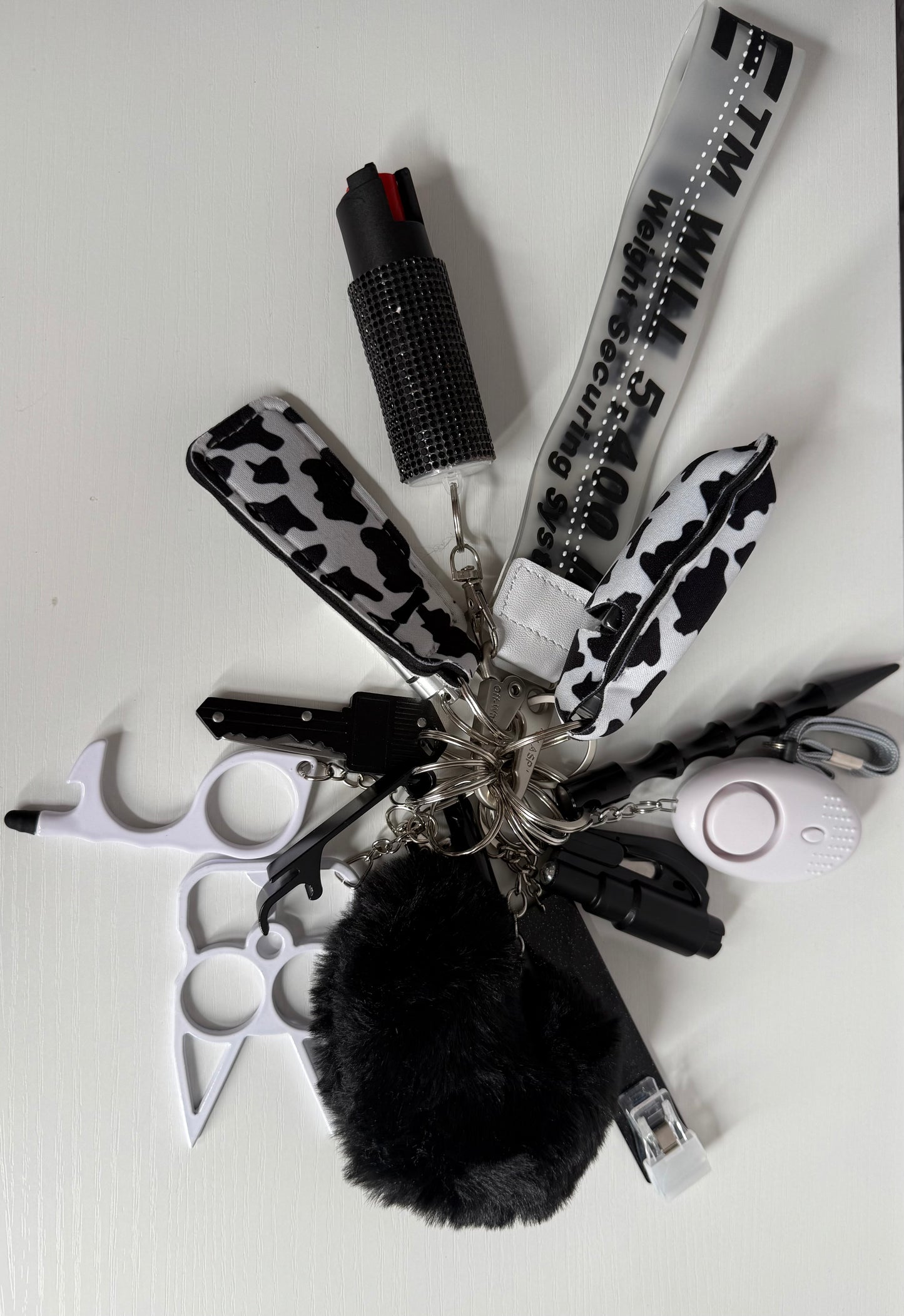 Cow Print Self Defense Kit