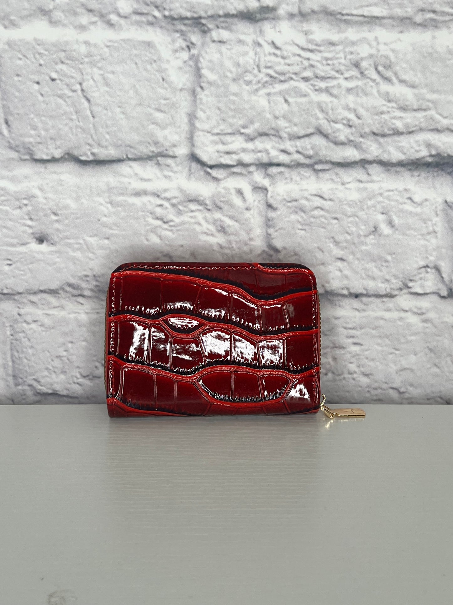 Velvet Rose Croc Wallet