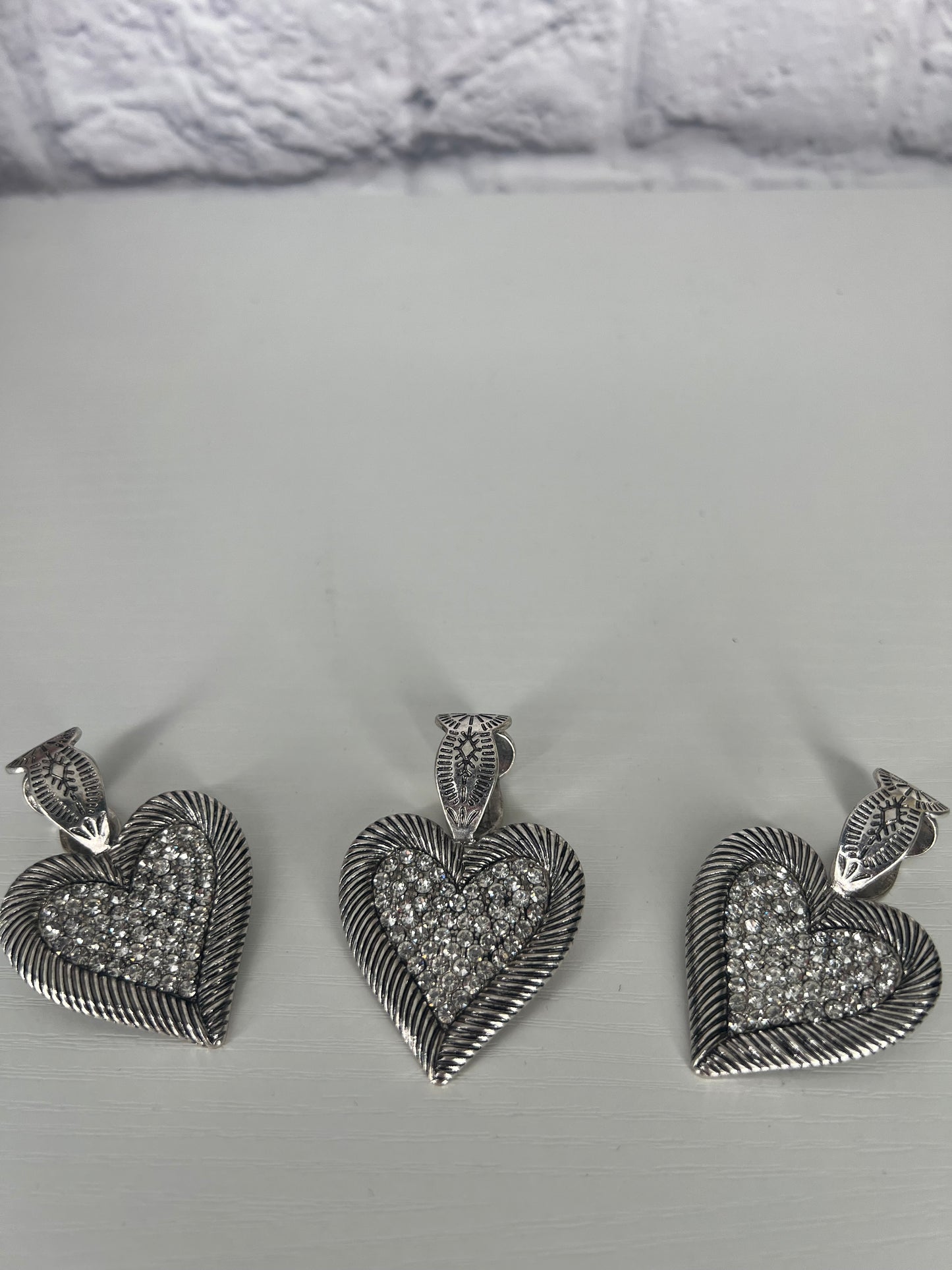 Vintage Luxe Glam Heart Pendant