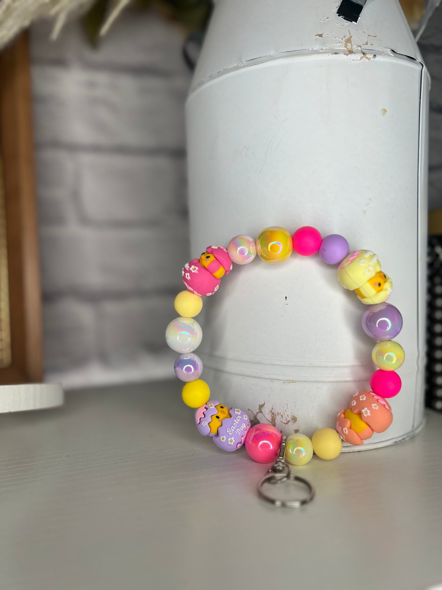 Easter Keychain Wristlet