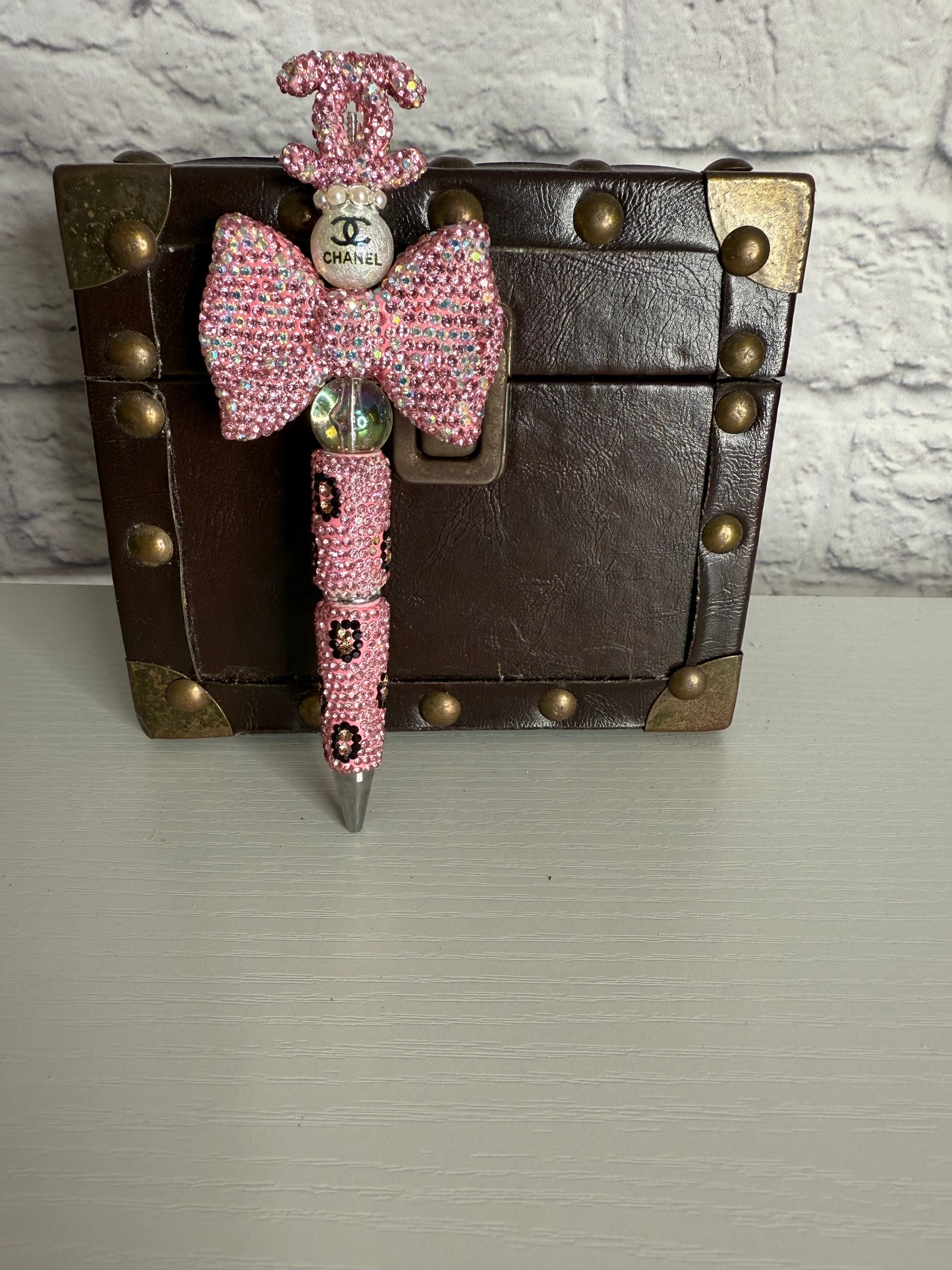 Bow CC Pink Glam Pen