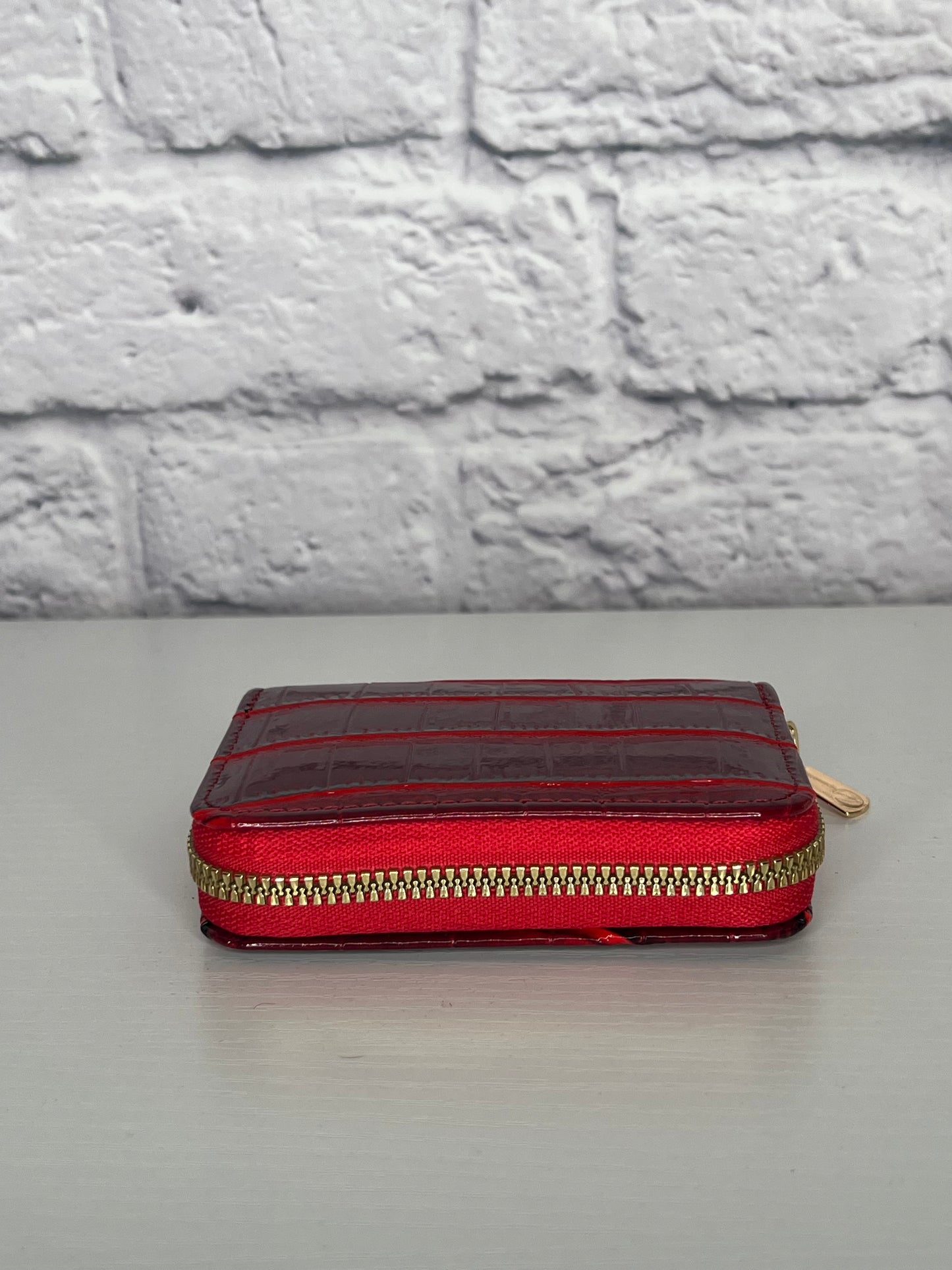 Velvet Rose Croc Wallet