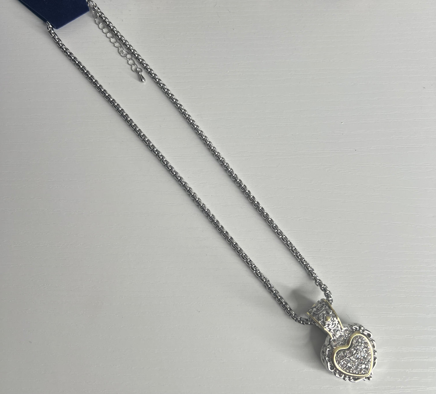 Diamond Bling Heart Necklace