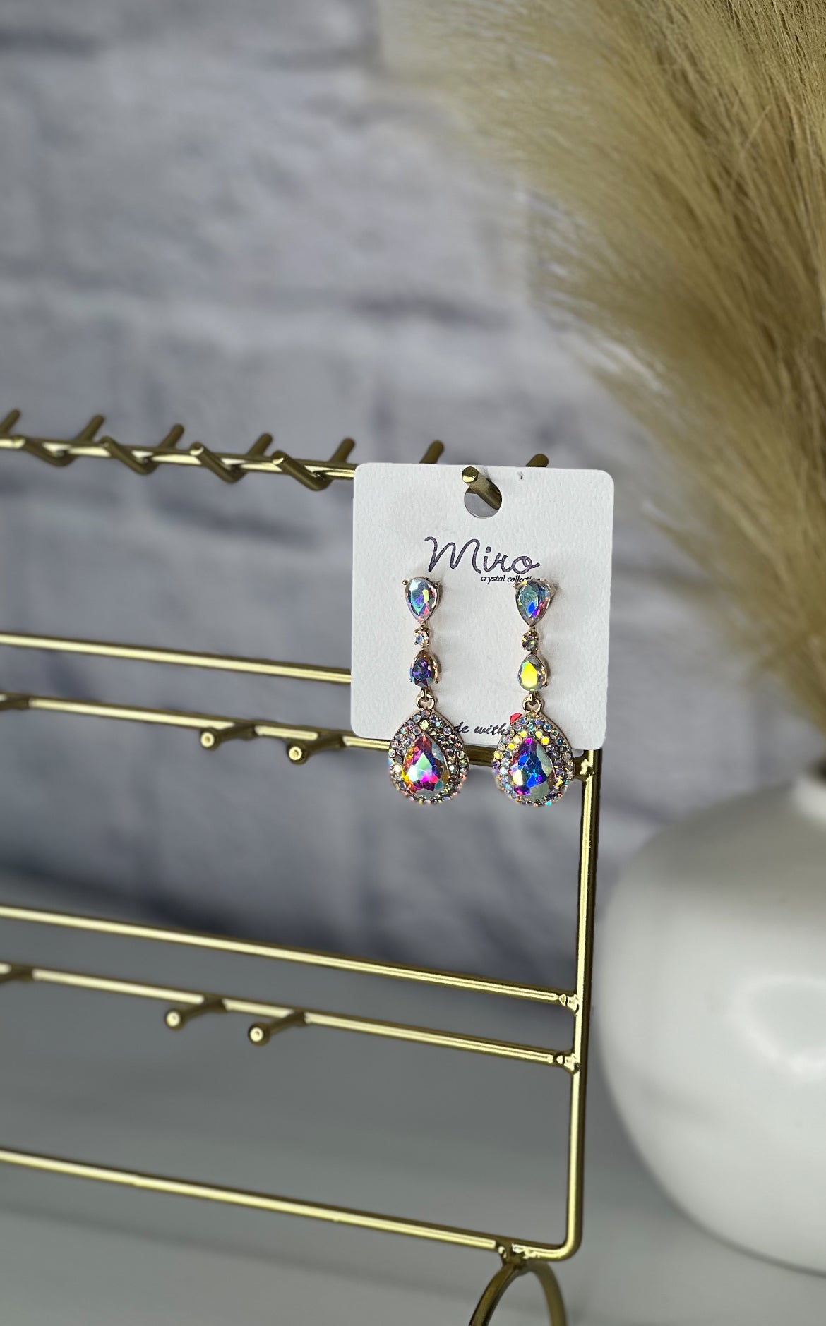 AB Crystal Earrings