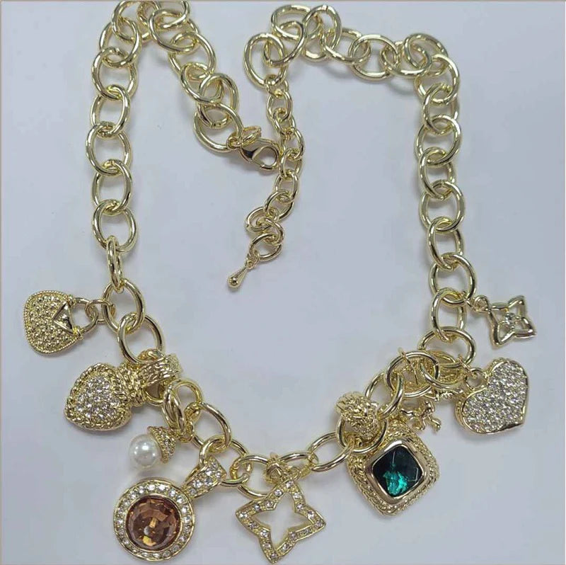 Luxury Gold Charm Necklace