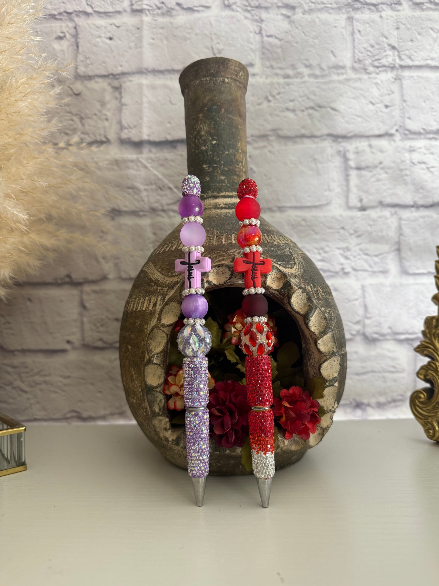 Jesus Glam Pen (Purple/Red)