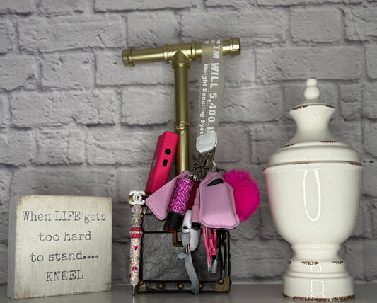 Pink, Black, White Self Defense Kit