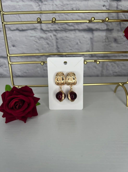 Red Lux Earrings