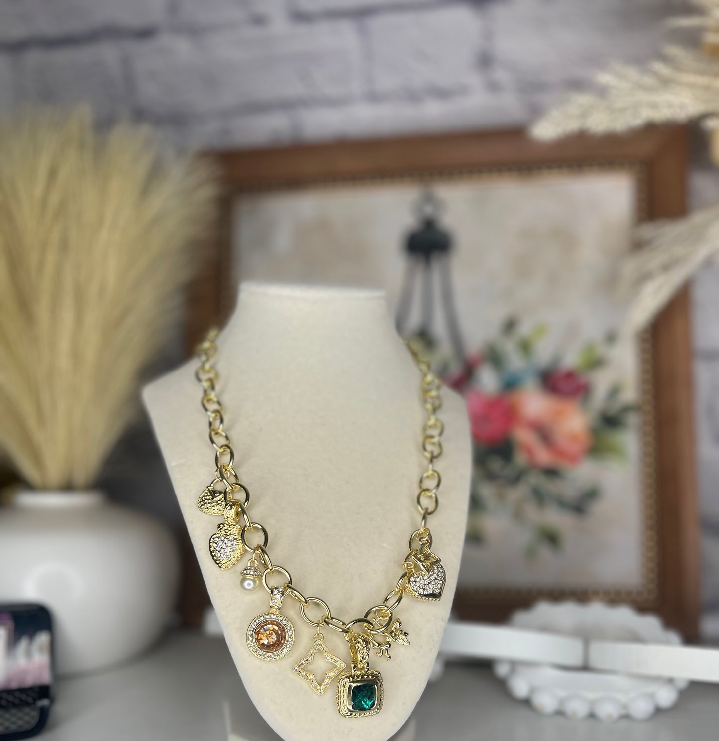 Luxury Gold Charm Necklace