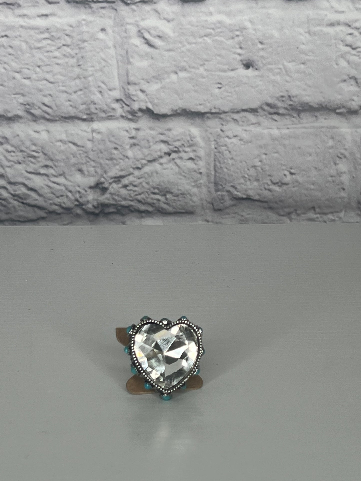 Clear Glam Western Ring