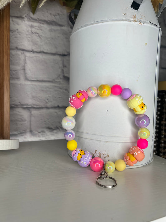 Easter Keychain Wristlet