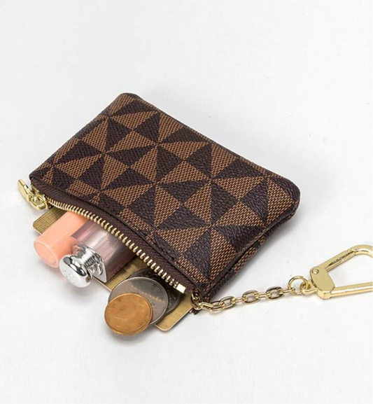 LV inspired Coin Pouches