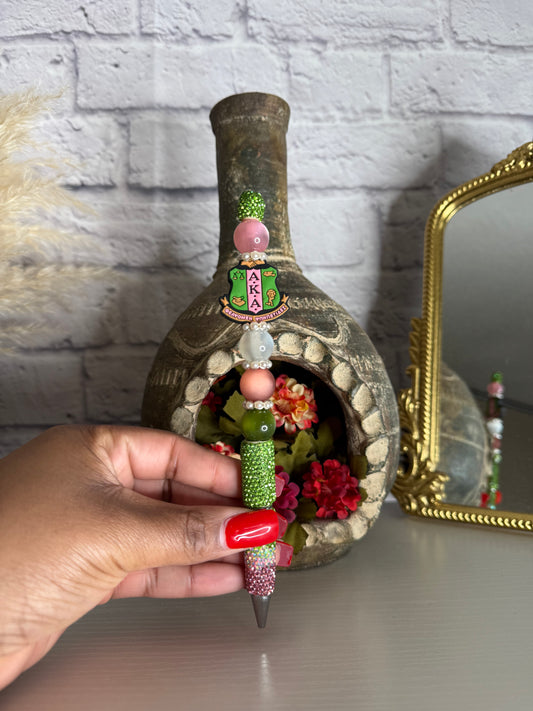 Pink & Green Cat Eye Glam Pen