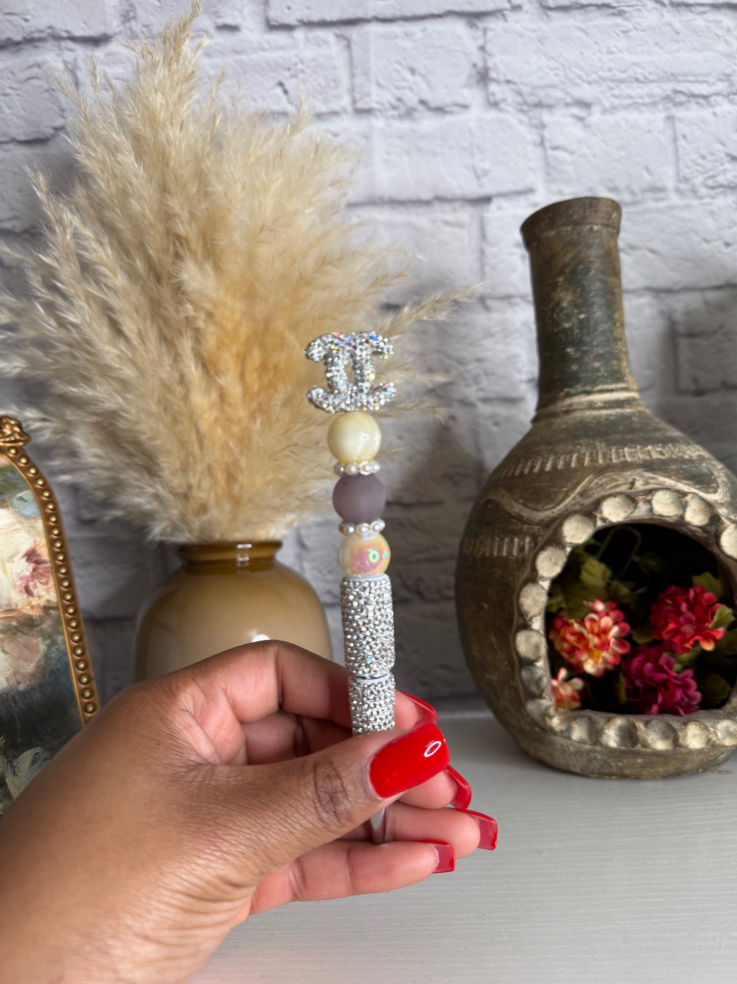 Silver & Gray CC Pen