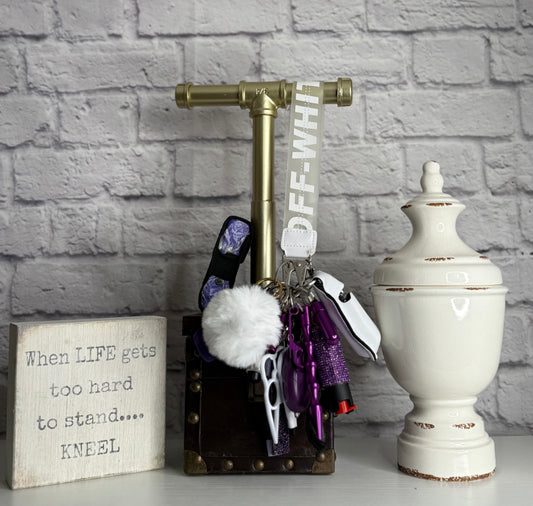White, Purple, Black Self Defense Kit