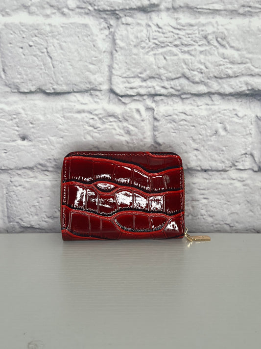 Velvet Rose Croc Wallet