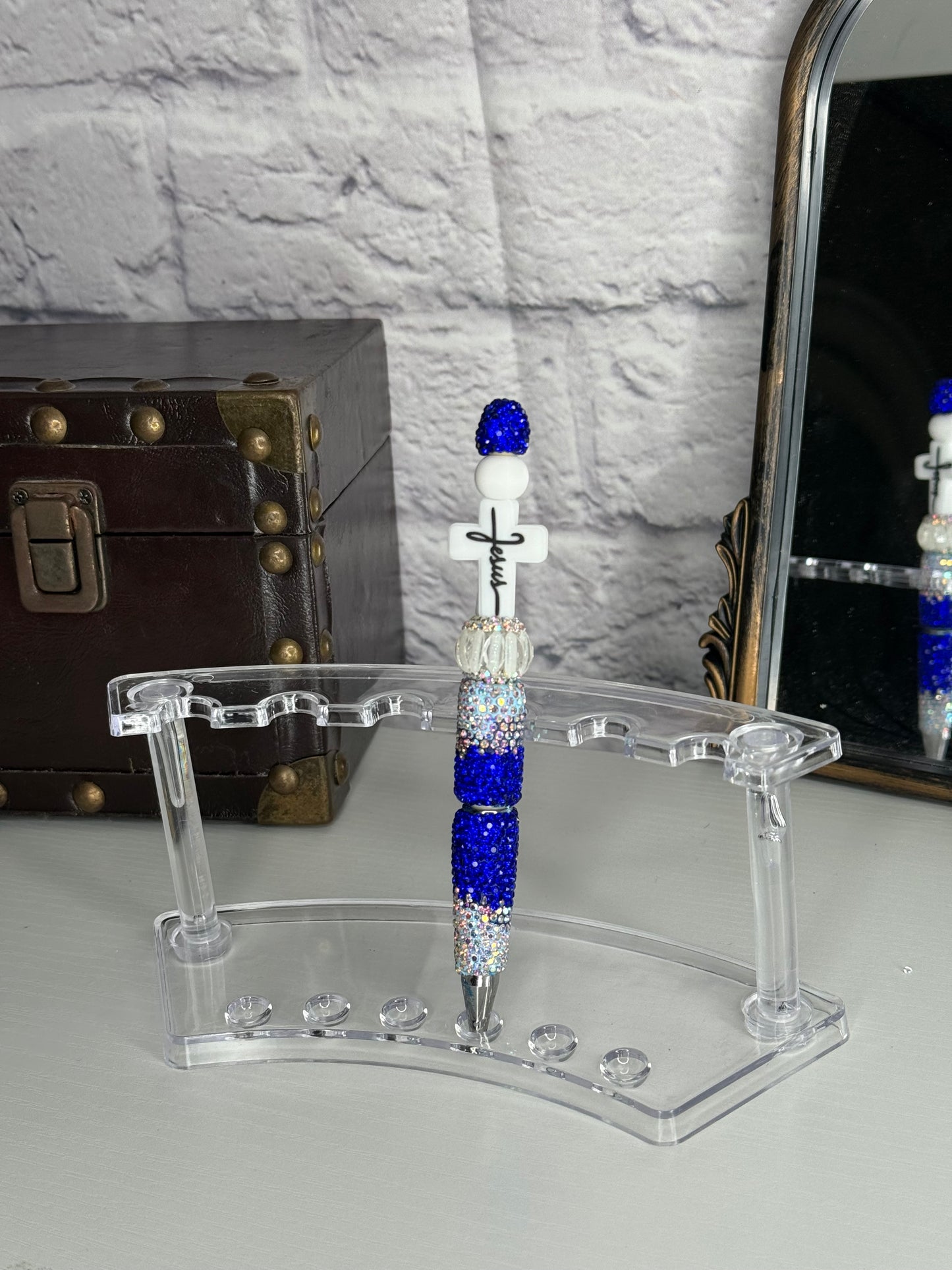 Jesus Blue Glam Pen