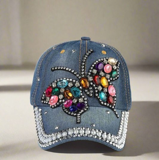 Butterfly Bling Cap