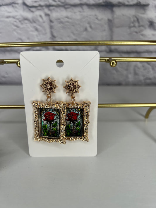 Rose Earrings