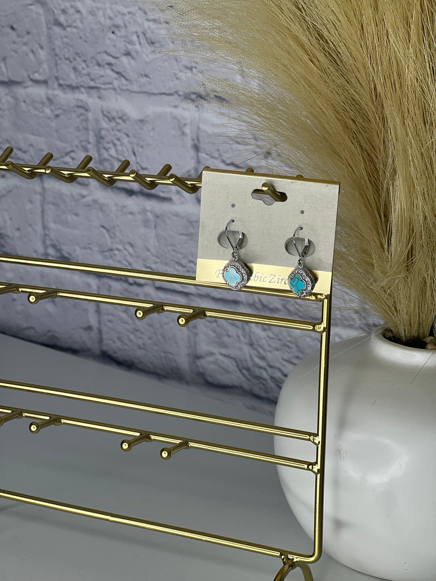 Turquoise Western Earrings