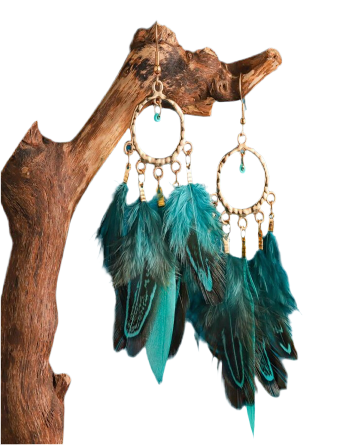 Western Earrings Feather