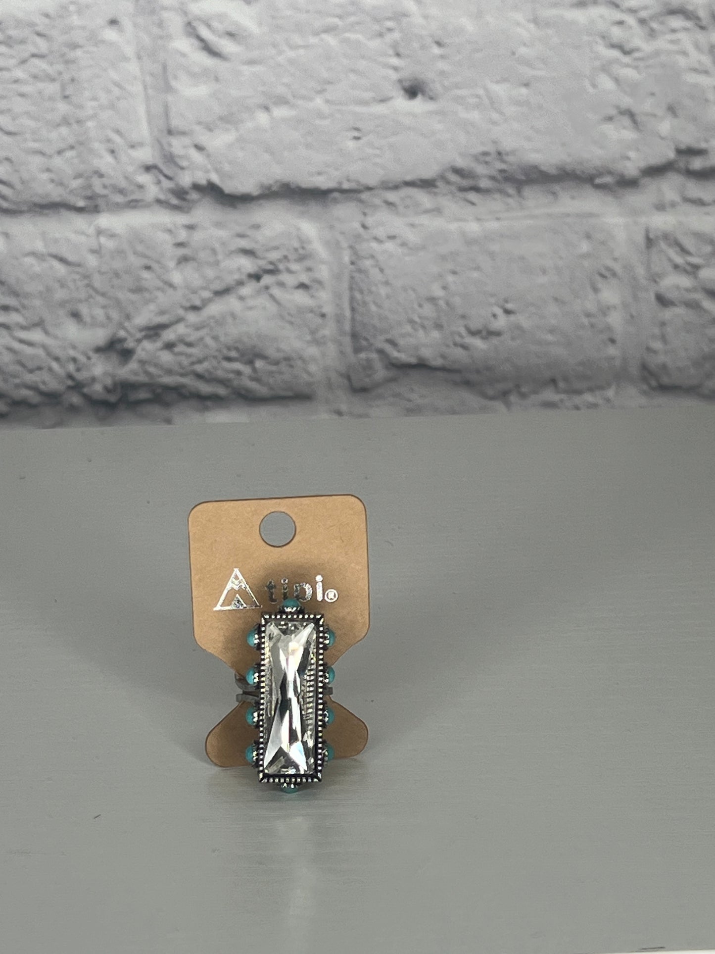 Clear Glam Western Ring